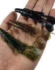 15Pcs 3.5In 9.5Cm Fishing Lure Silicone Bait Pesca Speed Craw Trout Bass-THKFISH FISHING TACKLE CO.,LTD-Black-Bargain Bait Box