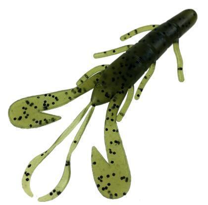 15Pcs 3.5In 9.5Cm Fishing Lure Silicone Bait Pesca Speed Craw Trout Bass-THKFISH FISHING TACKLE CO.,LTD-Light Green-Bargain Bait Box