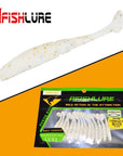 15Pcs/Lot Luminous Paddle Tail Soft Grubs 1G 50Mm Glow In Dark T Tail Lure Jig-A Fish Lure Wholesaler-Color4 Luminous-Bargain Bait Box