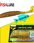 15Pcs/Lot T Tail Soft Lure 50Mm 1G Paddle Tail Soft Grubs Maggot Plastic Fishing-A Fish Lure Wholesaler-Color2-Bargain Bait Box