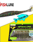 15Pcs/Lot T Tail Soft Lure 50Mm 1G Paddle Tail Soft Grubs Maggot Plastic Fishing-A Fish Lure Wholesaler-Color3-Bargain Bait Box