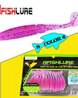 15Pcs/Lot T Tail Soft Lure 50Mm 1G Paddle Tail Soft Grubs Maggot Plastic Fishing-A Fish Lure Wholesaler-Color6-Bargain Bait Box
