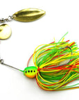 16.3G Spinnerbait Lures Silicone Skirt Metal Rubber Jig Sequins Fishing Hook-Spinnerbaits-Bargain Bait Box-1-Bargain Bait Box