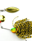 16.3G Spinnerbait Lures Silicone Skirt Metal Rubber Jig Sequins Fishing Hook-Spinnerbaits-Bargain Bait Box-2-Bargain Bait Box