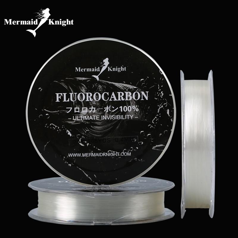 165Yds /150M Fluorocarbon Fishing Leader Line Carbon Fiber Leader Line 0.1~0.4Mm-MERMAIDKNIGHT Official Store-1.0-Bargain Bait Box
