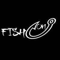 16Cmx6.2Cm Fish On Fun Fishing Vinyl Decals Personalized Car Stickers-Fishing Decals-Bargain Bait Box-Silver-Bargain Bait Box