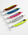 16G 0.6Oz Sea Bass Jig With Treble Hook, Micro Jigging Fishing Lure, Mini Lead-countbass Fishing Tackles Store-Pink-Bargain Bait Box