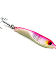 16G 0.6Oz Sea Bass Jig With Treble Hook, Micro Jigging Fishing Lure, Mini Lead-countbass Fishing Tackles Store-Pink-Bargain Bait Box