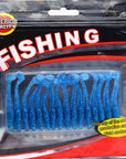 16Pcs/Lot Est Soft Fishing Lures Bait 5Cm/1G Smell Artificial Bait Worms Fishing-WDAIREN KANNI Store-E-Bargain Bait Box