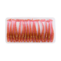 16Pcs/Lot Wobbler Jigging 5Cm 1G Silicone Bait Fishing Lure Soft Worm Shrimp-Super Online Technology Co., Ltd-Red-Bargain Bait Box