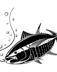 17.2Cm*15.1Cm Creative Fishing Silhouette Car Sticker Vinyl Decal Black/Silver-Fishing Decals-Bargain Bait Box-Black-Bargain Bait Box