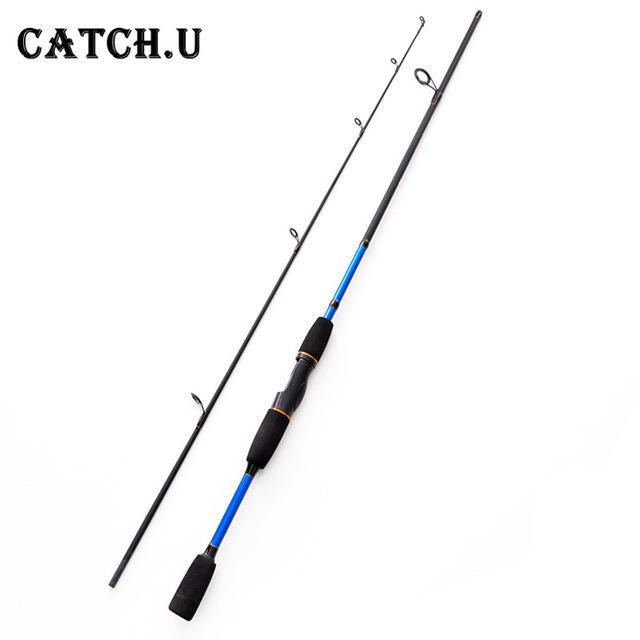 1.7M 2 Sections M Action Carbon Fiber Spinning Casting Travel Fishing Lure Rod-Spinning Rods-Paonear Store-Blue-Bargain Bait Box