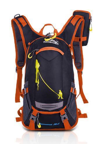 18L Waterproof Backpack Outdoor Sport Backpack Water Bag Camping Hiking-Gocamp-orange backpack only-Bargain Bait Box