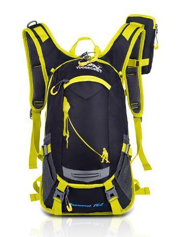 18L Waterproof Backpack Outdoor Sport Backpack Water Bag Camping Hiking-Gocamp-yellow backpack only-Bargain Bait Box