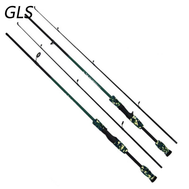 1.8M 2 Sections Spinning/Casting M Actions 6-15Lb Lure Weight 1/8-3/4Oz-Baitcasting Rods-GLS Store-Navy Blue-Bargain Bait Box