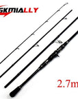 1.8M 2.1M 2.4M 2.7M 3.0M 100% Carbon Fiber Rod Spinning Fishing Rods Casting-Baitcasting Rods-Skmially Store-Burgundy-Bargain Bait Box