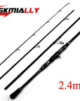 1.8M 2.1M 2.4M 2.7M 3.0M 100% Carbon Fiber Rod Spinning Fishing Rods Casting-Baitcasting Rods-Skmially Store-Red-Bargain Bait Box