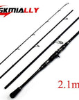1.8M 2.1M 2.4M 2.7M 3.0M 100% Carbon Fiber Rod Spinning Fishing Rods Casting-Baitcasting Rods-Skmially Store-Yellow-Bargain Bait Box