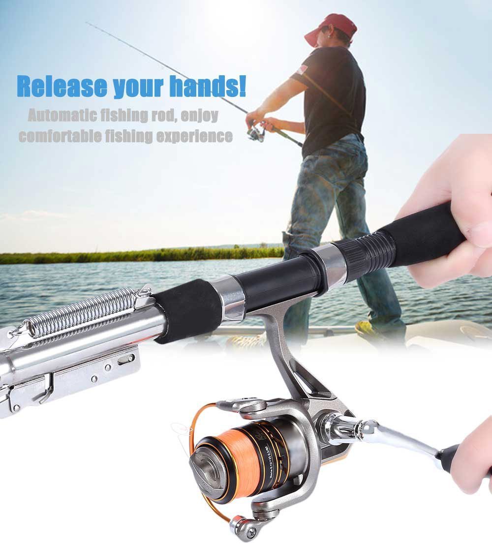 1.8M 2.1M 2.4M 2.7M Automatic Fishing Rod Sea River Lake Stainless Steel Fishing-Automatic Fishing Rods-Dream High Store-1.8 m-Bargain Bait Box