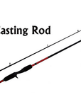 1.8M Red / Blue Casting/Spinning Fishing Rod Spinning Rod 2 Section M Actions-Baitcasting Rods-Sports fishing products-Burgundy-Bargain Bait Box