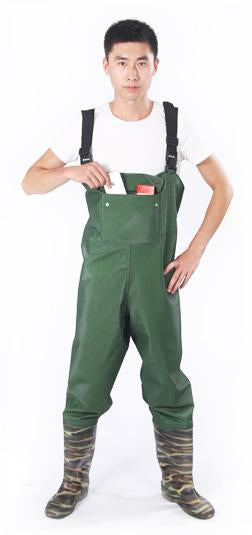 1Mm Waterproof Fabric Breathable Chest Waders Fishing Men Women Respirant-Waders Chest-Bargain Bait Box-SIZE 36 Chest Wader 1-Bargain Bait Box