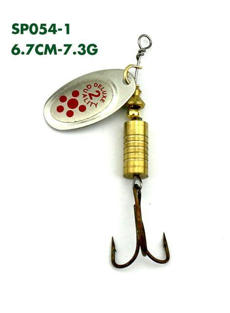 1Pc Fishing Spinner Bait 3-9.9G Spoon Lure Metal Baits Treble Hook Fish Feeder-Inline Spinners-Bargain Bait Box-SP054 1-Bargain Bait Box
