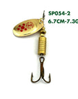 1Pc Fishing Spinner Bait 3-9.9G Spoon Lure Metal Baits Treble Hook Fish Feeder-Inline Spinners-Bargain Bait Box-SP054 2-Bargain Bait Box