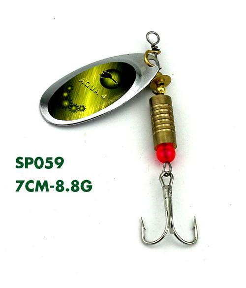 1Pc Fishing Spinner Bait 3-9.9G Spoon Lure Metal Baits Treble Hook Fish Feeder-Inline Spinners-Bargain Bait Box-SP059-Bargain Bait Box