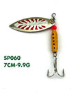 1Pc Fishing Spinner Bait 3-9.9G Spoon Lure Metal Baits Treble Hook Fish Feeder-Inline Spinners-Bargain Bait Box-SP060-Bargain Bait Box