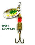 1Pc Fishing Spinner Bait 3-9.9G Spoon Lure Metal Baits Treble Hook Fish Feeder-Inline Spinners-Bargain Bait Box-SP061-Bargain Bait Box