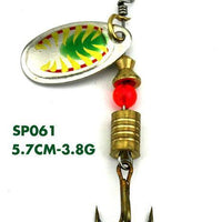 1Pc Fishing Spinner Bait 3-9.9G Spoon Lure Metal Baits Treble Hook Fish Feeder-Inline Spinners-Bargain Bait Box-SP061-Bargain Bait Box