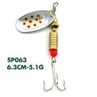 1Pc Fishing Spinner Bait 3-9.9G Spoon Lure Metal Baits Treble Hook Fish Feeder-Inline Spinners-Bargain Bait Box-SP063-Bargain Bait Box
