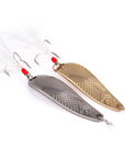1Pc Spoon Fishing Lure 20G-10G Metal Bass Baits 2 Colors Spoon Lures-Bargain Bait Box-Silver 10G-Bargain Bait Box