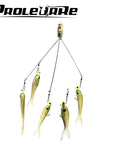 1Pcs 17Cm 3D Fishing Bait Alabama Rig Stainless Snap Swivel Fishing Tackle Group-Umbrella Rigs-Bargain Bait Box-A-Bargain Bait Box