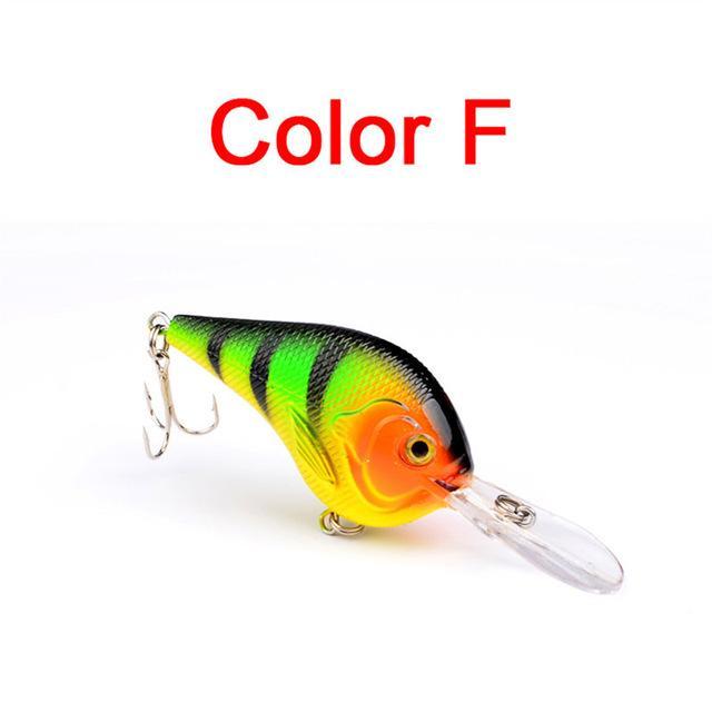 1Pcs 9.5Cm 11G Crank S Hard Swim Bait Bass 8 Colors Fishing Tackle Perch-Crankbaits-Bargain Bait Box-F-Bargain Bait Box