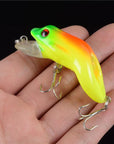 1Pcs Hard Fishing Frog Lure 3D Eyes Treble Hooks Tackle 5.5Cm/8.8G-Frog Baits-Bargain Bait Box-C5-Bargain Bait Box