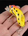 1Pcs Hard Fishing Frog Lure 3D Eyes Treble Hooks Tackle 5.5Cm/8.8G-Frog Baits-Bargain Bait Box-C6-Bargain Bait Box
