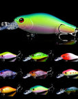 1Pcs Minnow 7Cm 8.1G Hooks Fish Tackle Crankbait Hard Bait Swimbait 10 Color-Crankbaits-Bargain Bait Box-B1-Bargain Bait Box