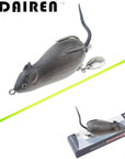1Pcs Mouse 7Cm 17.5G Fishing Treble Hooks Top Water Ray Frog Crank Strong Soft-Frog Baits-Bargain Bait Box-Bargain Bait Box