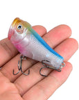 1Pcs Popper Plastic Fishing Tackle 5 Colors Available 5Cm/8G Hard Baits 6
