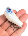 1Pcs Popper Plastic Fishing Tackle 5 Colors Available 5Cm/8G Hard Baits 6