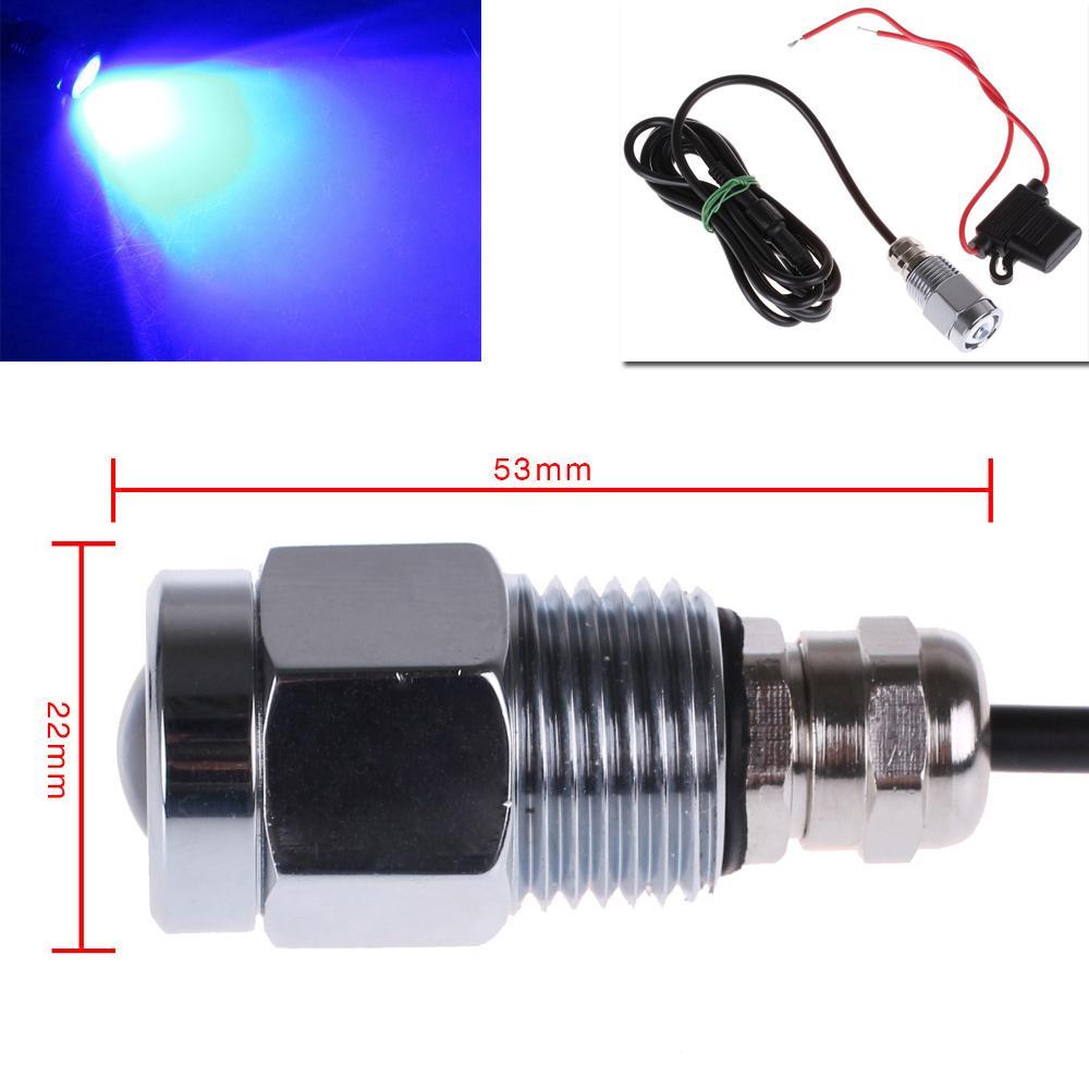 1X Led Underwater Lights For Boats With Connector 9W Waterproof Ip68 Blue-Underwater Lights-Bargain Bait Box-Blue-Bargain Bait Box