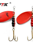 1Pc 4 Color Size0-Size5 Fishing Hard Lure Bait Leurre Peche Mepps Spoon-FTK koko Store-Fluorescent Size0-Bargain Bait Box