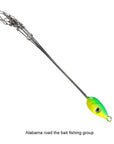 1Pc 5 Arms Rig Fishing Lures Bass Barrel Swivel Umbrella Jigs Artificial Baits-DONQL Outdoors Store-Yellow-Bargain Bait Box