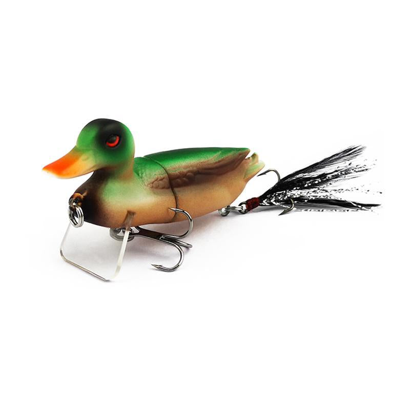 1Pc 7Cm Floating Duck Swimbait Fishing Lures Bait 10G 2 Section Jointed Bass-Fishing Lures-Mmlong outdoor product Store-A Green Grey Multi-Bargain Bait Box