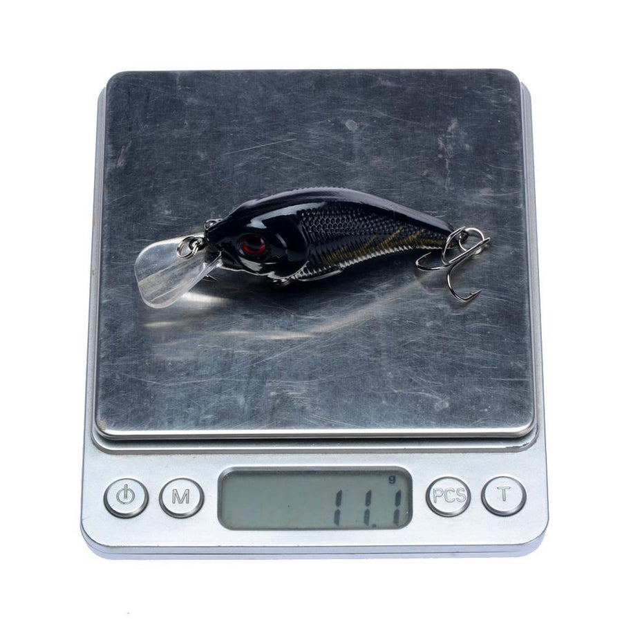 1Pc 8Cm/11G 3D Eyes Lifelike Fishing Lure With Treble Hooks Crankbait Fishing-Lingyue Fishing Tackle Co.,Ltd-C1-Bargain Bait Box