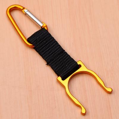 1Pc Camping Carabiner Water Bottle Buckle Hook Holder Clip For Camping-Cords &amp; Carabiners-Bargain Bait Box-Gold-Bargain Bait Box