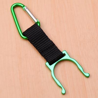 1Pc Camping Carabiner Water Bottle Buckle Hook Holder Clip For Camping-Cords & Carabiners-Bargain Bait Box-Green-Bargain Bait Box