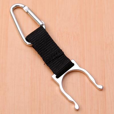 1Pc Camping Carabiner Water Bottle Buckle Hook Holder Clip For Camping Hiking-Outdoor Shopping-Silver-Bargain Bait Box