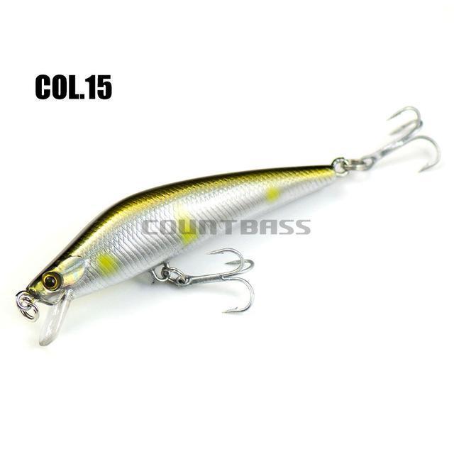 1Pc Countbass Minnow Hard Baits 75Mm, Freshwater Fishing Lures, Wobblers, Plug-countbass Fishing Tackles Store-15-Bargain Bait Box